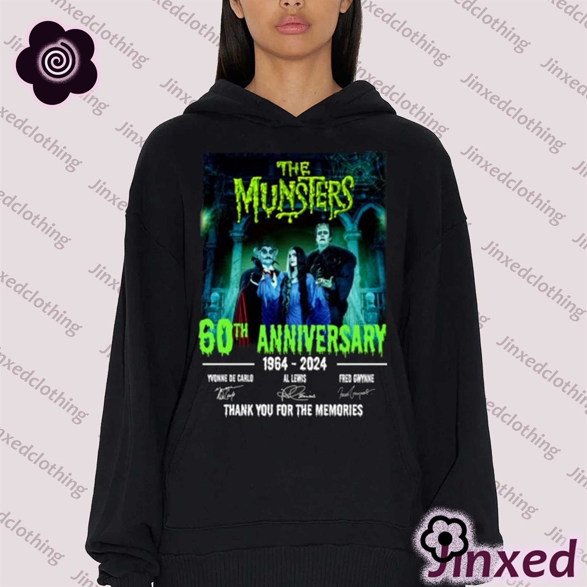 The Munsters 60th Anniversary 1964-2024 Thank You For The Memories Unisex T-shirt 